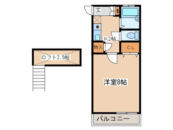 グレイトフル三田Ⅱの物件間取画像